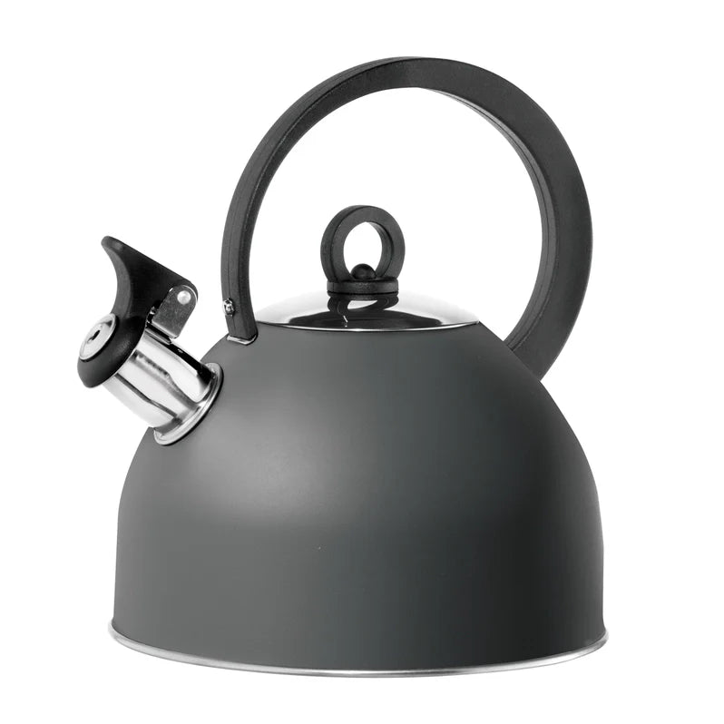 OGGI Stovetop Whistling Tea Kettle, Black